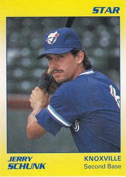 1990 Star Knoxville Blue Jays #18 Jerry Schunk Front