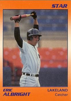 1990 Star Lakeland Tigers #1 Eric Albright Front