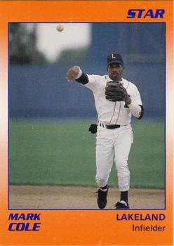 1990 Star Lakeland Tigers #4 Mark Cole Front
