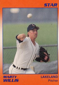 1990 Star Lakeland Tigers #25 Marty Willis Front