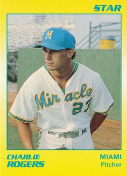 1990 Star Miami Miracle I #22 Charlie Rogers Front