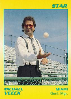1990 Star Miami Miracle I #29 Michael Veeck Front
