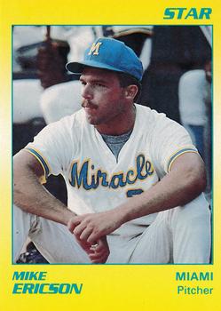 1990 Star Miami Miracle I #7 Mike Ericson Front