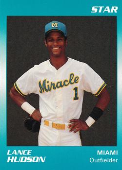 1990 Star Miami Miracle II #10 Lance Hudson Front