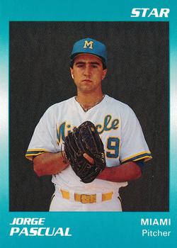1990 Star Miami Miracle II #20 Jorge Pascual Front