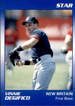 1990 Star New Britain Red Sox #3 Vinnie Degifico Front