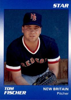 1990 Star New Britain Red Sox #4 Tom Fischer Front