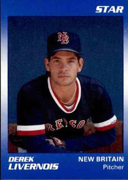 1990 Star New Britain Red Sox #8 Derek Livernois Front
