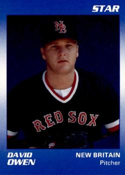 1990 Star New Britain Red Sox #13 David Owen Front