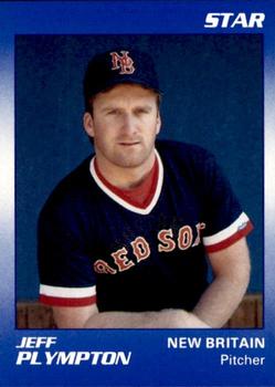 1990 Star New Britain Red Sox #15 Jeff Plympton Front