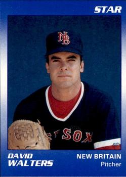 1990 Star New Britain Red Sox #20 David Walters Front