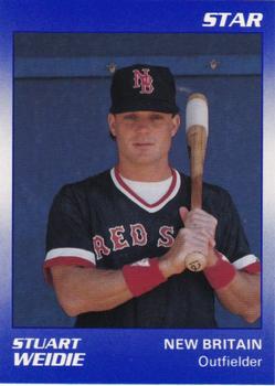 1990 Star New Britain Red Sox #22 Stuart Weidie Front
