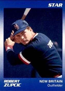 1990 Star New Britain Red Sox #24 Robert Zupcic Front