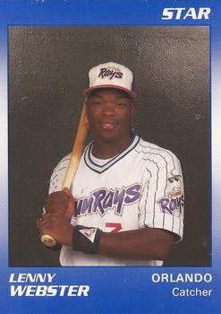 1990 Star Orlando Sun Rays #23 Lenny Webster Front