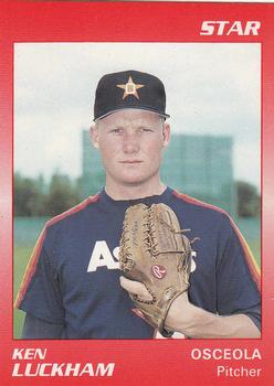 1990 Star Osceola Astros #17 Ken Luckham Front