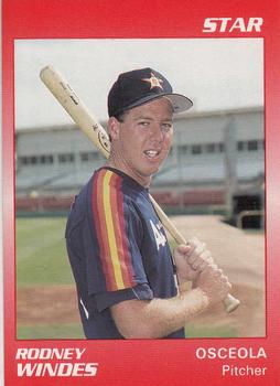 1990 Star Osceola Astros #26 Rodney Windes Front