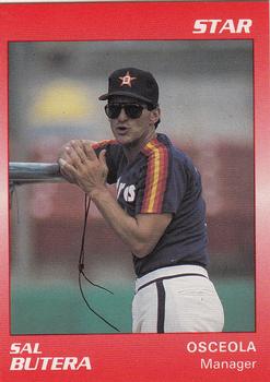 1990 Star Osceola Astros #27 Sal Butera Front