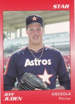 1990 Star Osceola Astros #11 Jeff Juden Front