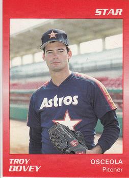 1990 Star Osceola Astros #6 Troy Dovey Front