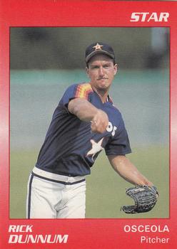 1990 Star Osceola Astros #7 Rick Dunnum Front