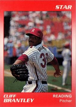 1990 Star Reading Phillies #8 Cliff Brantley Front