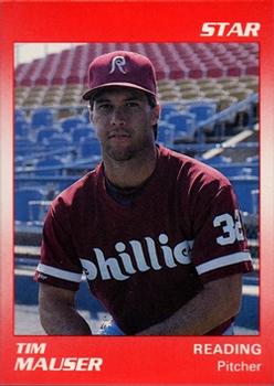 1990 Star Reading Phillies #19 Tim Mauser Front