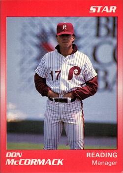 1990 Star Reading Phillies #26 Don McCormack Front