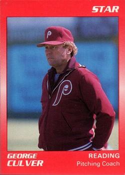 1990 Star Reading Phillies #28 George Culver Front