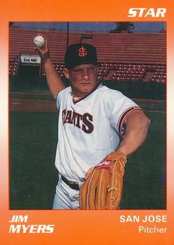 1990 Star San Jose Giants #16 Jim Myers Front