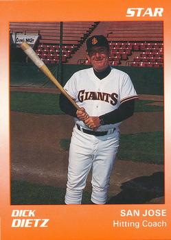 1990 Star San Jose Giants #28 Dick Dietz Front