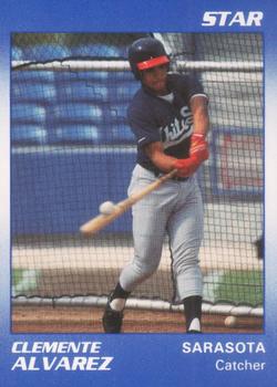 1990 Star Sarasota White Sox #1 Clemente Alvarez Front