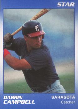 1990 Star Sarasota White Sox #3 Darrin Campbell Front