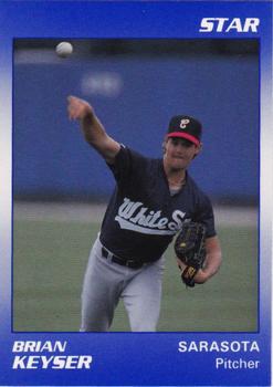 1990 Star Sarasota White Sox #13 Brian Keyser Front