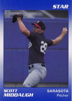 1990 Star Sarasota White Sox #16 Scott Middaugh Front