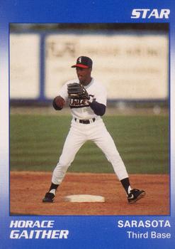 1990 Star Sarasota White Sox #8 Horace Gaither Front