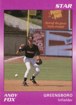 1990 Star South Atlantic League All-Stars #6 Andy Fox Front