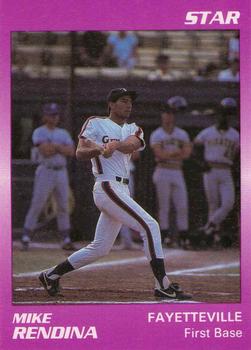 1990 Star South Atlantic League All-Stars #20 Mike Rendina Front