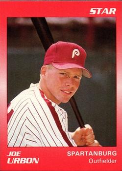 1990 Star Spartanburg Phillies #22 Joe Urbon Front