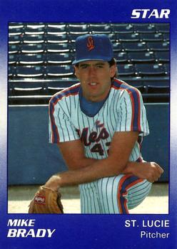 1990 Star St. Lucie Mets #1 Mike Brady Front