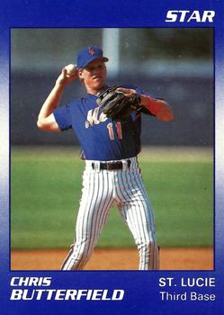 1990 Star St. Lucie Mets #3 Chris Butterfield Front
