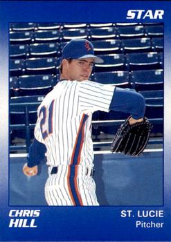 1990 Star St. Lucie Mets #10 Chris Hill Front