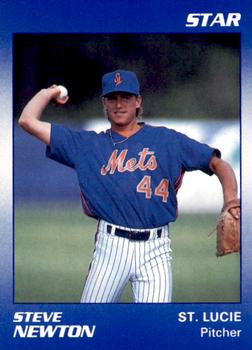 1990 Star St. Lucie Mets #18 Steve Newton Front