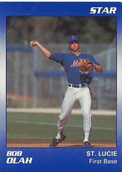 1990 Star St. Lucie Mets #19 Bob Olah Front