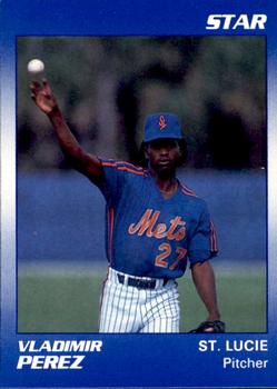 1990 Star St. Lucie Mets #20 Vladimir Perez Front