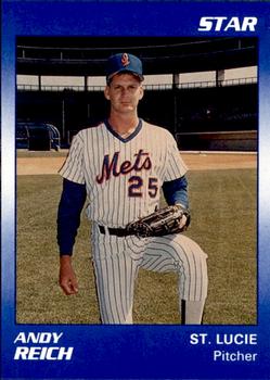 1990 Star St. Lucie Mets #21 Andy Reich Front