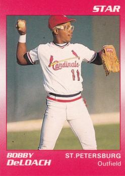 1990 Star St. Petersburg Cardinals #4 Bobby DeLoach Front