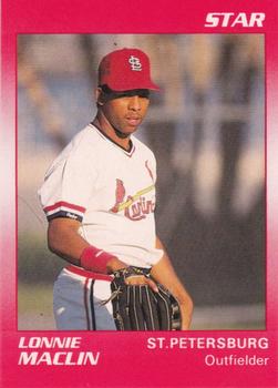 1990 Star St. Petersburg Cardinals #14 Lonnie Maclin Front