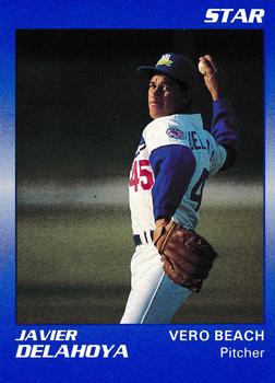 1990 Star Vero Beach Dodgers #10 Javier de la Hoya Front