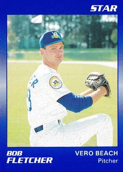 1990 Star Vero Beach Dodgers #13 Bob Fletcher Front