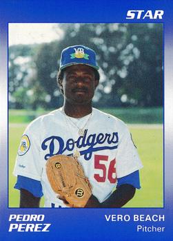 1990 Star Vero Beach Dodgers #22 Pedro Perez Front